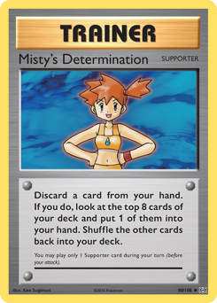 Misty's Determination — Evolutions