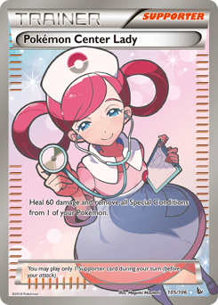 Pokémon Center Lady — Flashfire