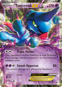 Toxicroak-EX — Flashfire