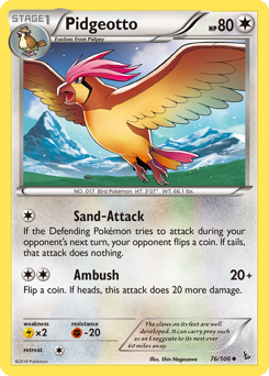 Pidgeotto — Flashfire