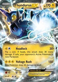 Thundurus-EX — Roaring Skies