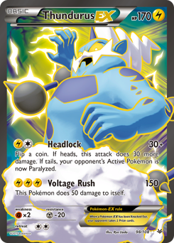 Thundurus-EX — Roaring Skies