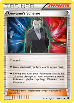 Giovanni's Scheme — BREAKthrough