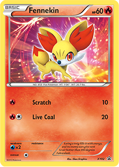 Fennekin — XY Black Star Promos