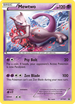 Mewtwo — XY Black Star Promos
