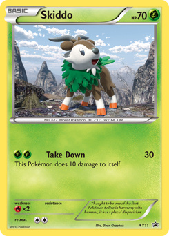 Skiddo — XY Black Star Promos