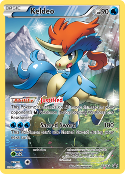 Keldeo — XY Black Star Promos