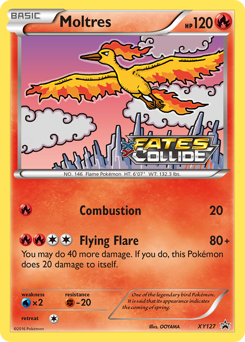 Moltres — XY Black Star Promos