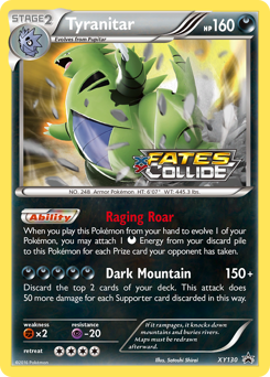 Tyranitar — XY Black Star Promos