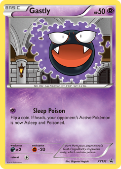Gastly — XY Black Star Promos