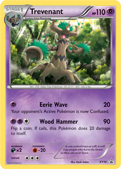 Trevenant — XY Black Star Promos
