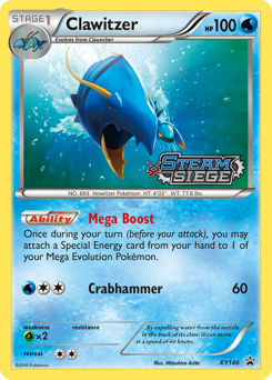 Clawitzer — XY Black Star Promos