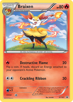 Braixen — XY Black Star Promos