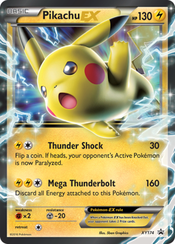 Pikachu-EX — XY Black Star Promos