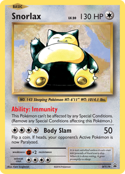Snorlax — XY Black Star Promos