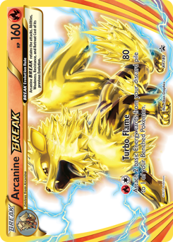 Arcanine BREAK — XY Black Star Promos