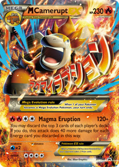 M Camerupt-EX — XY Black Star Promos