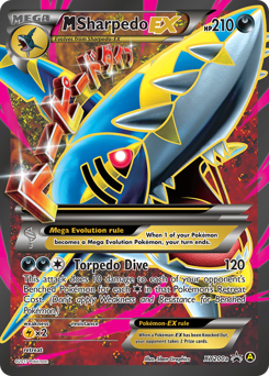 M Sharpedo-EX — XY Black Star Promos