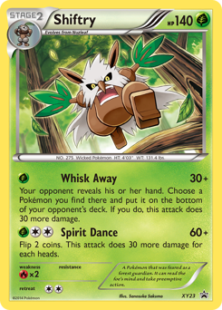 Shiftry — XY Black Star Promos