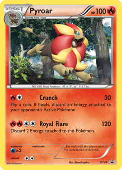 Pyroar — XY Black Star Promos
