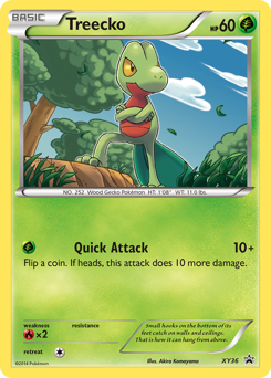 Treecko — XY Black Star Promos