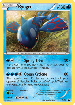 Kyogre — XY Black Star Promos