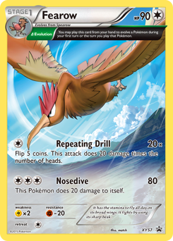 Fearow — XY Black Star Promos
