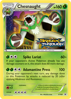 Chesnaught — XY Black Star Promos