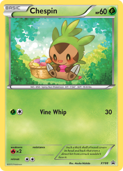 Chespin — XY Black Star Promos