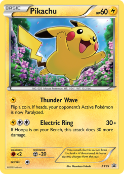 Pikachu — XY Black Star Promos