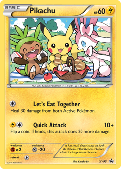 Pikachu — XY Black Star Promos