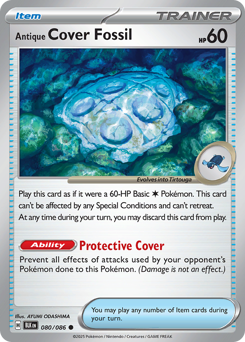 Antique Cover Fossil — Black Bolt